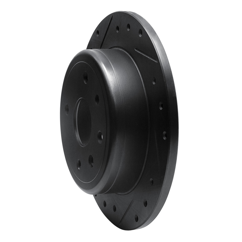 Chevrolet Epica Brake Rotor (1) - Rear Left - R1 Concepts - Drilled & Slotted - Black - `04-`10
